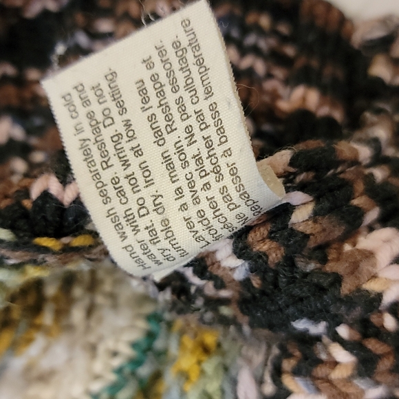 Anthropologie Rosie Neira Medium "Marbled Bands Sweater" - Picture 14 of 15